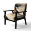 Chaise d'appoint Coastal Waves - Fauteuil Calal Costal, Sand and Beige-594171875