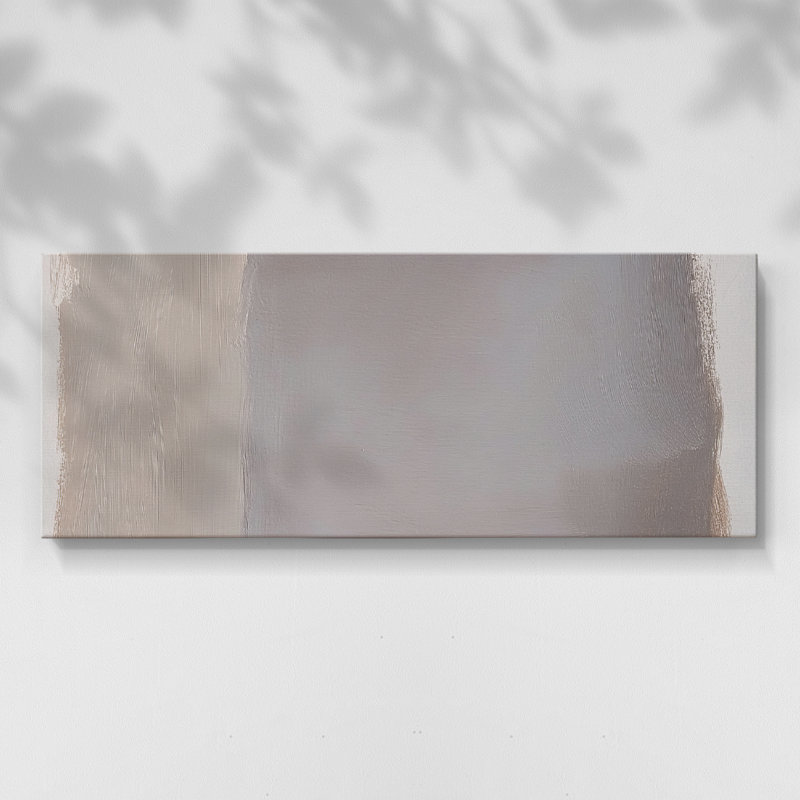 Série abstraite - DCCXLV III - Toile tendue avec châssis - Prêt à être accroché, H 12 po x l 30 po