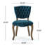 Chaise capitonnée Kd (ensemble de 2)-1294937276