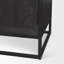 Clementine Wood W/Black Metal Arched Curio Cabinet-99240272