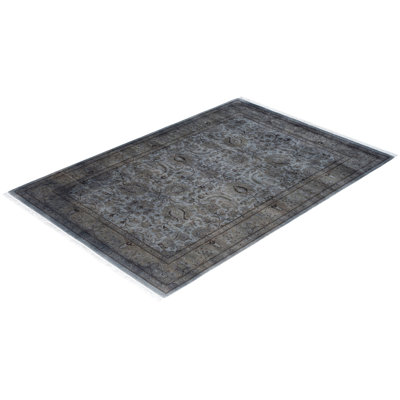 Ivoneta One-of-a-Kind 4' 3" X 6' 0" Hand Knotted Area Rug