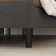 Modern Upholstered Solid Wood Bed Frame with Bookcase Headboard