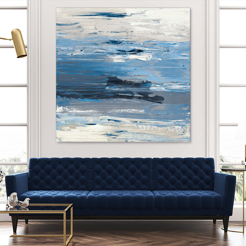 «Inner Vision Ii», reproduction d'art sur toile géante 84 po x 84 po, H 72 po x l 72 po x P 1,5 po