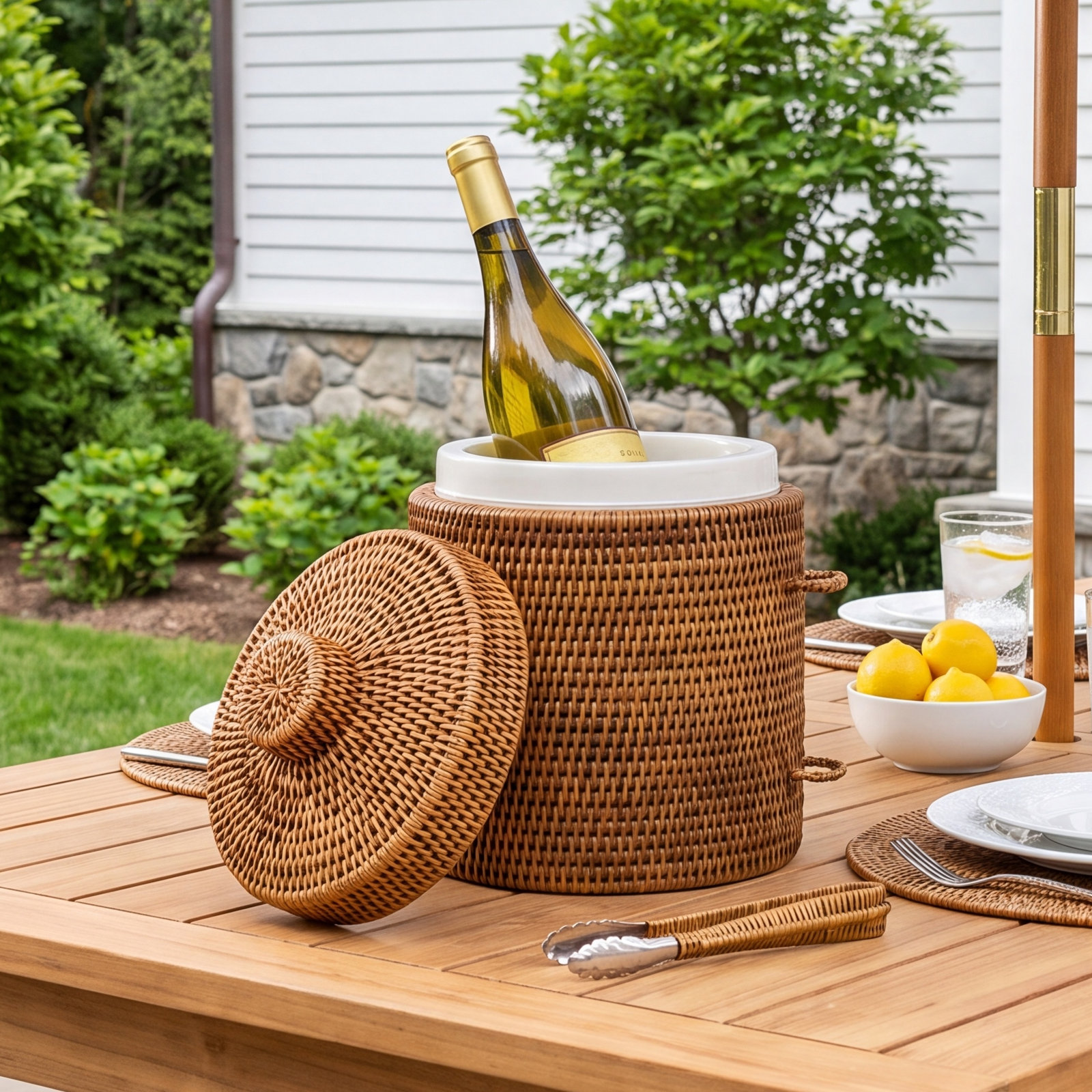 Rattan Ice Bucket