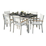 Wigbrecht Outdoor 7 - Piece Dining Set