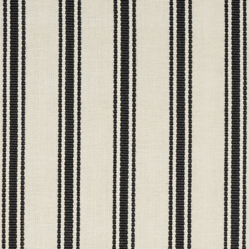 Tissu à rayures Marquet, Carbone