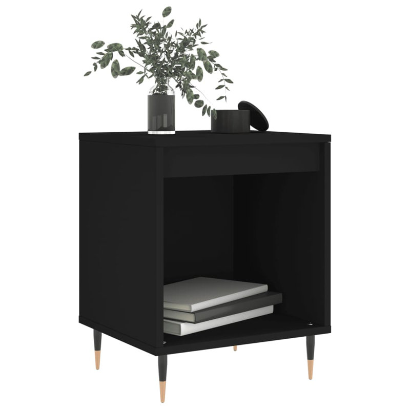 Plainsboro Bedside Table, Black, Individual
