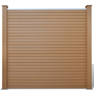Paden 7386cm H x 1811cm W Brown Composite Fence Panels