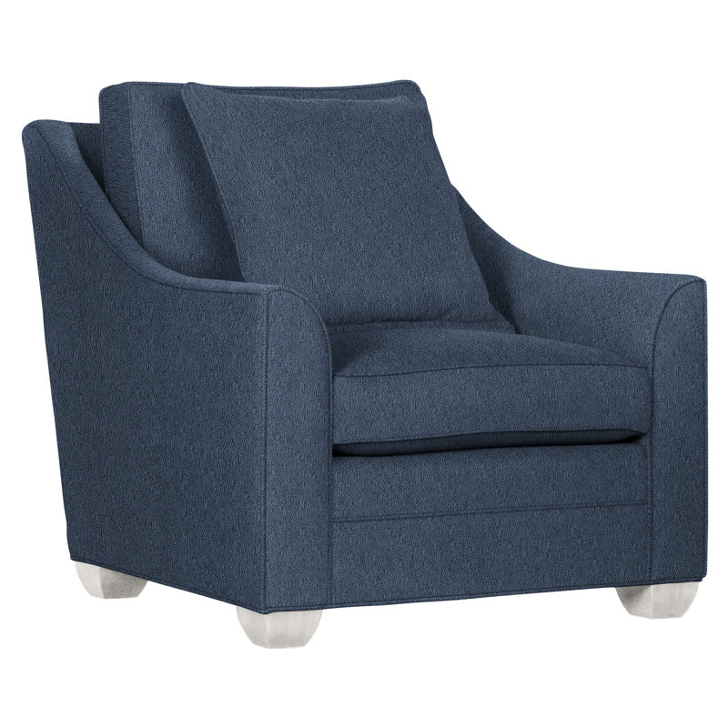 Chaise 37,5 po Nicholas, Bleu Navada, Casablanca