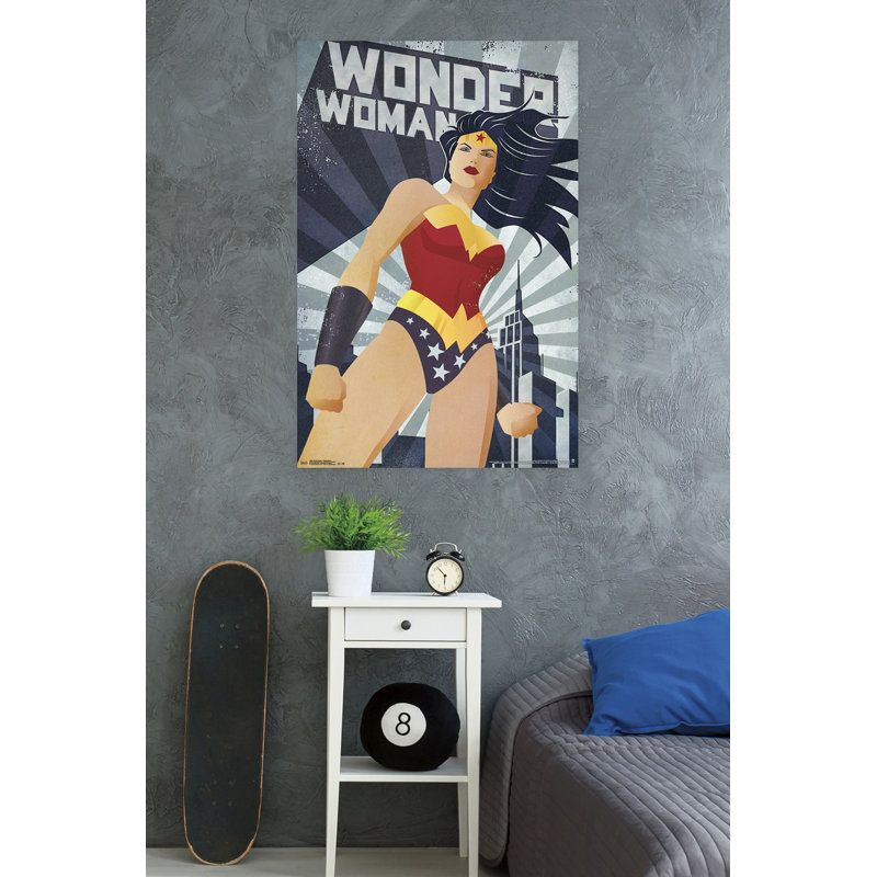 Impression sur papier wonder femme-constructivism