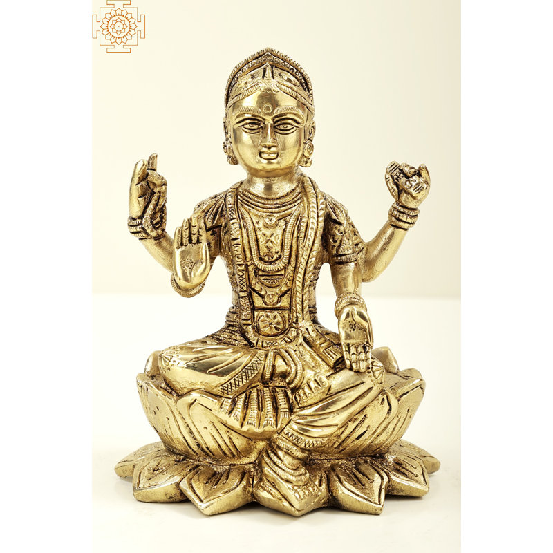 Déesse Lakshmi sur lotus