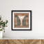 Casablanca Leopardo Print Glam Jungle by Oliver Gal, Black Frame, 12 x 12-98837137-98837128