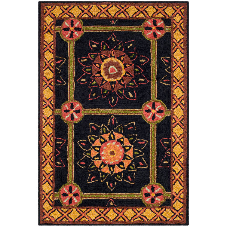 Michiko Hand Hooked Performance Geometric Rug