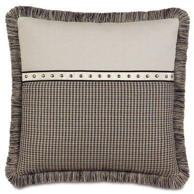Aiden Houndstooth Throw Pillow Cover & Insert