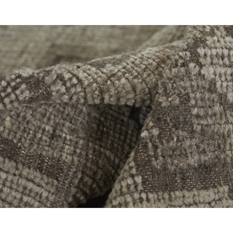 Bristol Ikat Area Rug in Black/Gray, Rectangle 3'6" x 5'6"