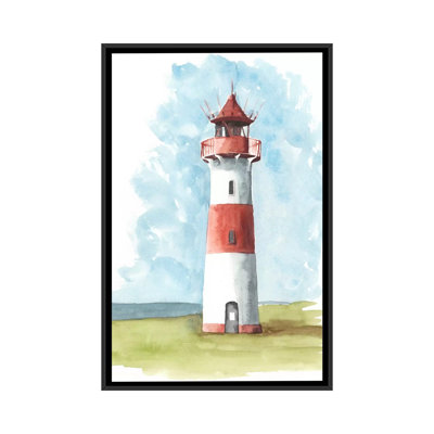 «Watercolor Lighthouse II» par Naomi McCavitt, reproduction sur toile