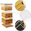 Ensemble de ruche ciré complet à 3 niveaux Honey Keeper