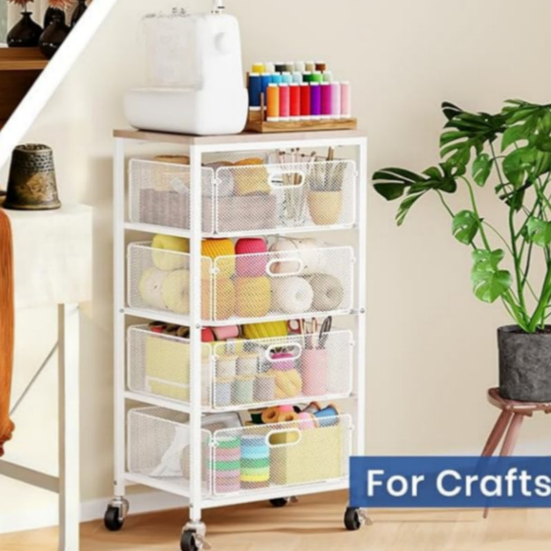 81cm H x 38cm W File Cart