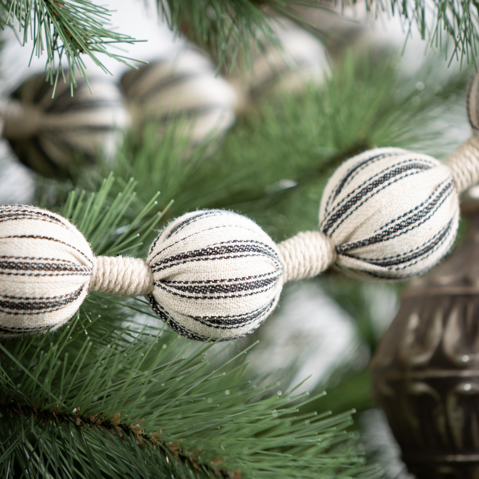 72" Ticking Ball Novelty Garland, Black