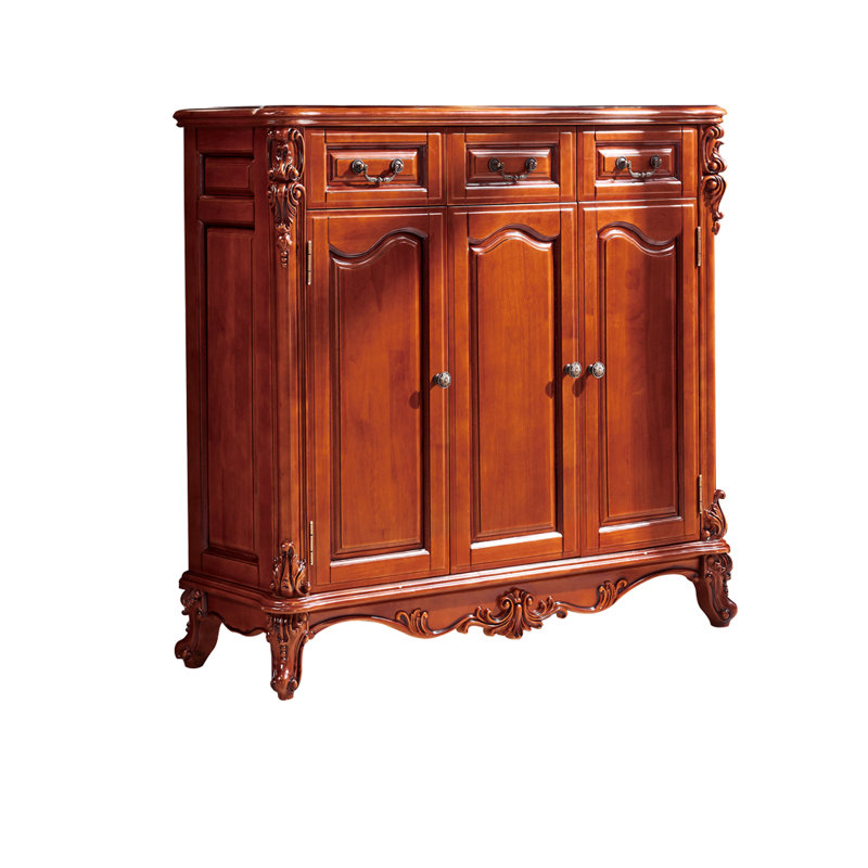 European Style Shoe Cabinet 15 Pair Shoe Storage Cabinet