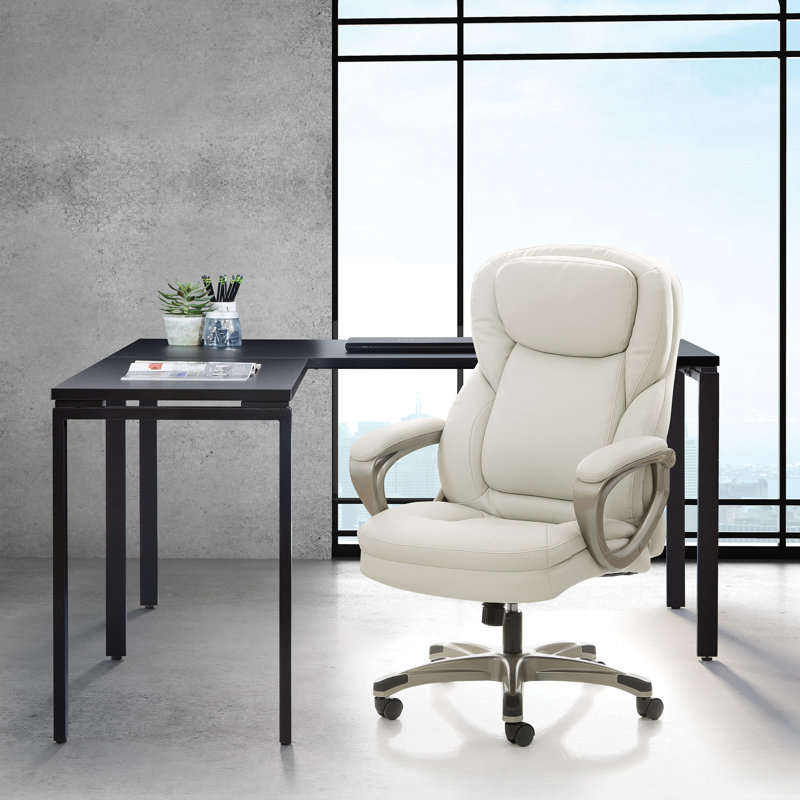 Fauteuil de direction , Noir, Titane