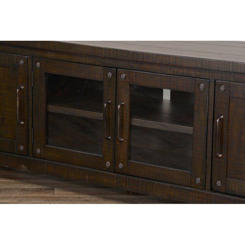 Unfinished TV Stand for TVs up to 85", Raisin