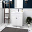 Base de meuble-lavabo simple 24 po blanc antique seulement