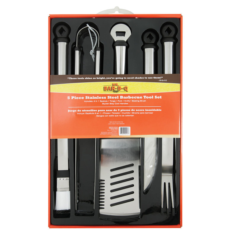 Stainless Steel Dishwasher Safe Grilling Tool Set