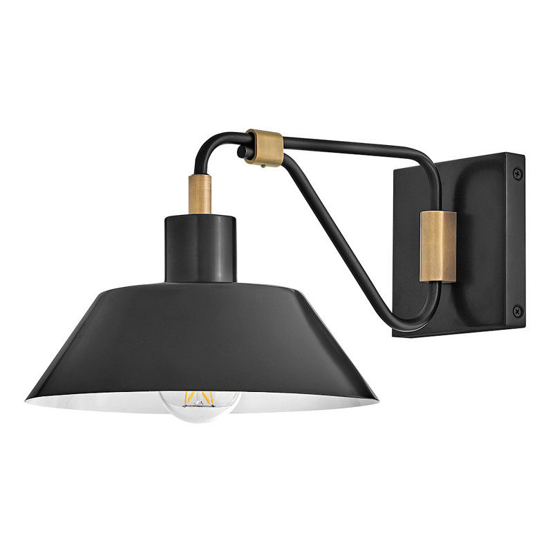 Brewster Wall Mount Barn Light, 8.75" H x 12" W x 21.25" D