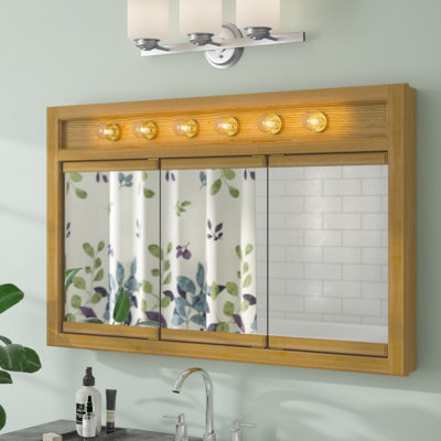 Bathroom Medicine Cabinet, Wall Mounted, Mirror