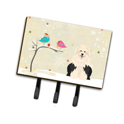 Garde-clef ou porte-clé berger english old christmas