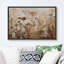 «Neutral Toned Dried Wildflowers Field», reproduction d'art sur toile encadrée-405333718-405333725