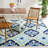 Daina Hand Hooked Performance Geometric Rug-16761986