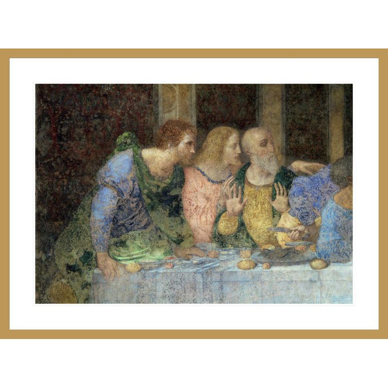 La Cène par Leonardo Da Vinci, H 31,03 po x l 41,5 po
