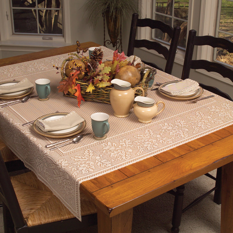 Krebs Floral Square Table Topper, 58" W x 58" L