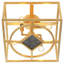 Rome 4 - Light 15" Caged Square / Rectangle Flush Mount-88235167-88235168