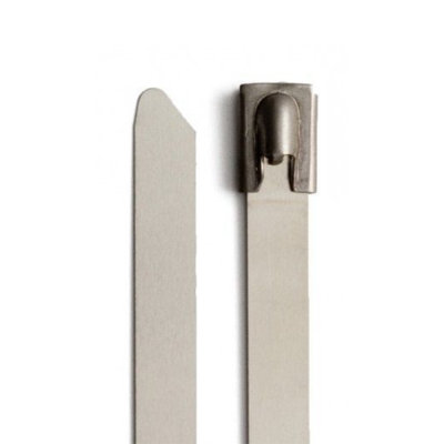 10" 150lb Stainless Steel Cable Tie 10/bag