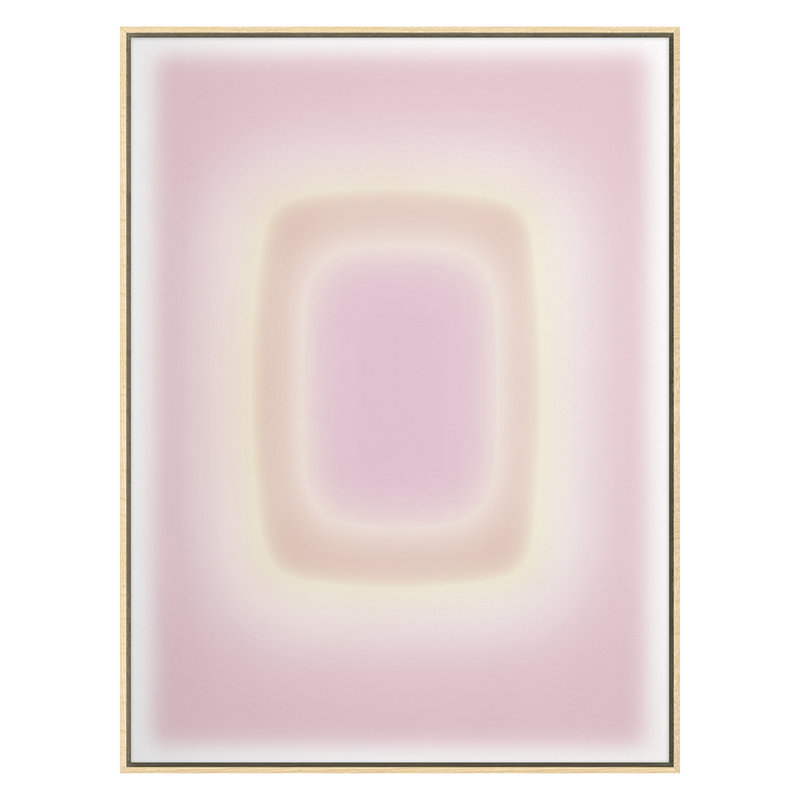 Blur Continuum 12 Print by Renee Stramel, Maple, 45" H x 34" W x 1.88" D