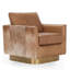 Lathe Leather Accent Chair-768644641
