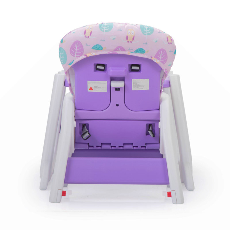 Chaise haute convertible pour bébé avec rehausseur et plateau d'alimentation