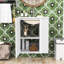 Wall-Mounted Bathroom Vanity with Ceramic Basin, Side Cabinet Storage and Soft-Closing Door