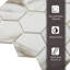 12" x 10" Glass Marble Look Mosaic Wall & Floor Tile