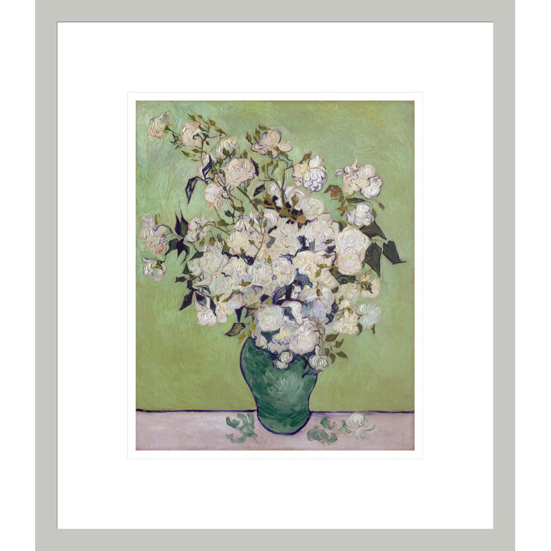 Roses par Vincent van Gogh - Impression sur toile, 15,79 po H x 13,75 po L
