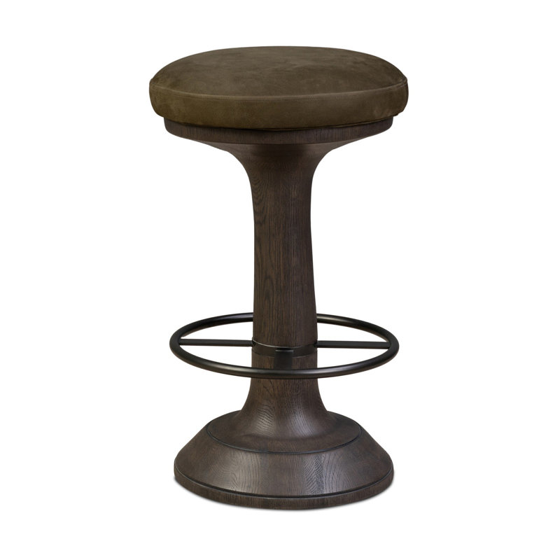 Montclair Stool-Antwerp Natural-Counter, Nubuck Olive
