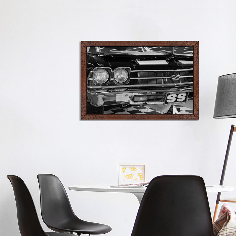 Chevelle - Print on Canvas, 101.6 cm H x 66.04 cm W, Brown Floater Framed