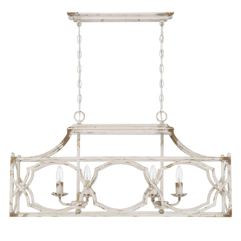 Luminaire suspendu linéaire 6 lumières Pocola