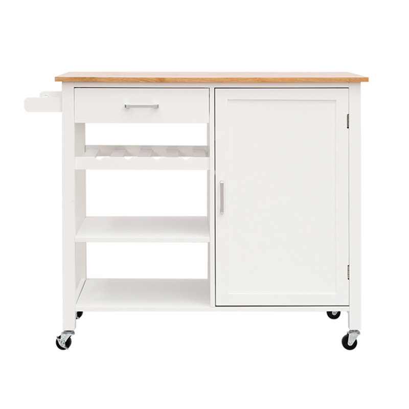 Omri Wood Kitchen Island
