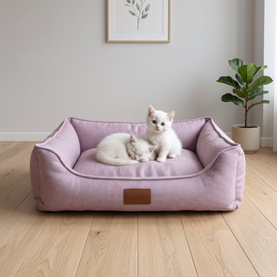 Sanctuary Pink Comfort Pillow Cat Bed