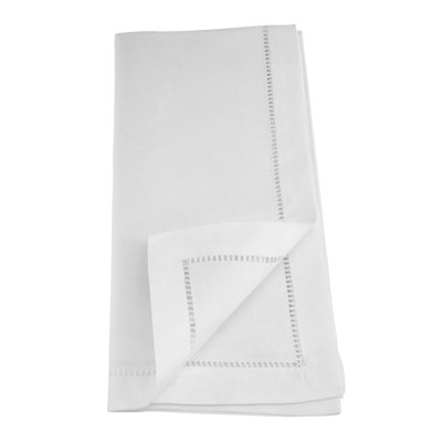 Serviette de coton 20 po père noël brodés point ajouré Saul