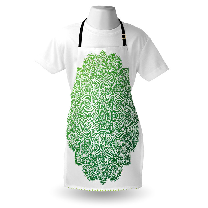 Damask Bib Apron